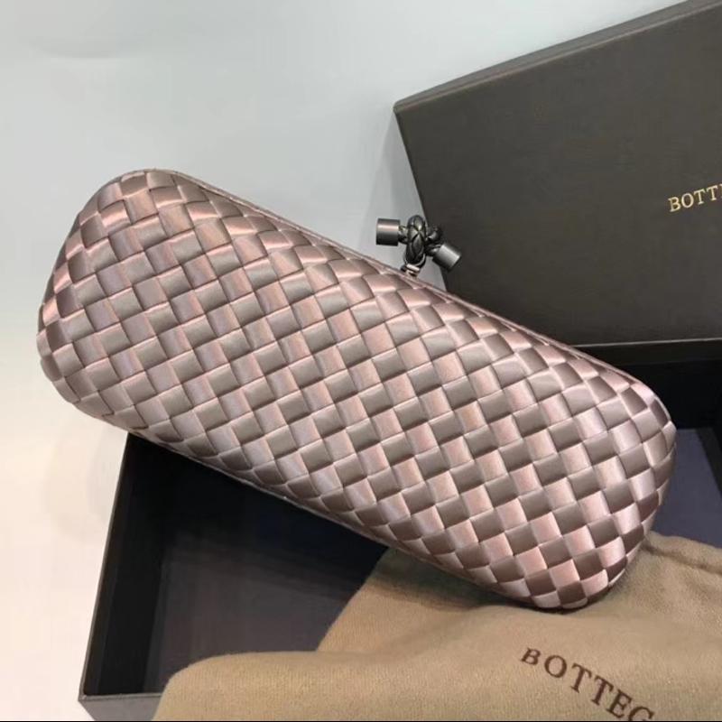 Bottega Veneta Clutches Bags 202031 Ribbon woven snake skin edging copper